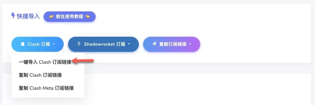 clash verge imort subscription